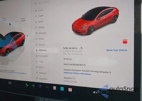 2022 Tesla Model 3 Long Range Dual Motor All-Wheel Drive из США, поврежденный, VIN 5YJ3E1EB3NF267172